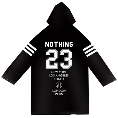 连体韩国时尚徒步潮流款透明雨衣