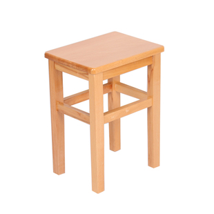榉木日字凳简约创意家用精品全实木方凳餐厅餐桌配椅学校学生坐椅