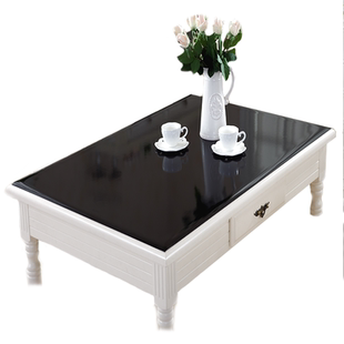 黑色磨砂PVC桌布透明软质玻璃防水餐桌台布塑料桌垫免洗防油茶几