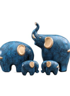 家居北欧简约可爱创意大象摆件