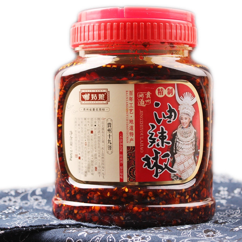 苗姑娘精制油750克同款包邮辣椒