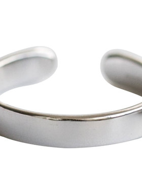 chiclifes925纯银女开口戒指