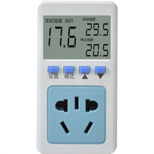 电子控温插座 数显微电脑智能温控器 温度控制器开关 温控插座T18