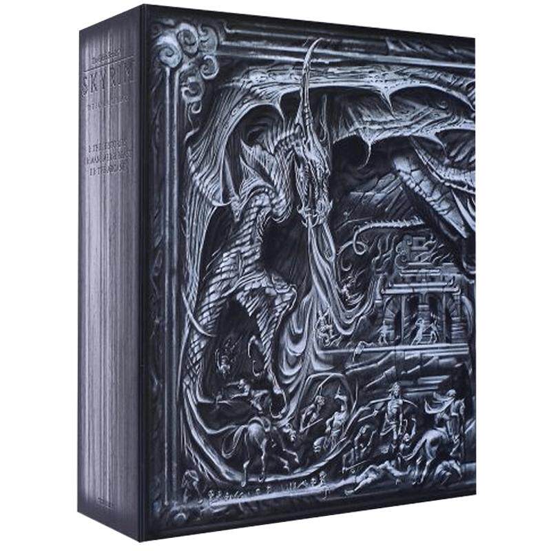 预售 The Elder Scrolls V: The Skyrim Library - Volumes I, II & III 英文原版 上古卷轴5:天际卷1-3 精装收藏套装