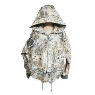 LK2022冬季短款花色派克服大衣羽绒外壳单外套女