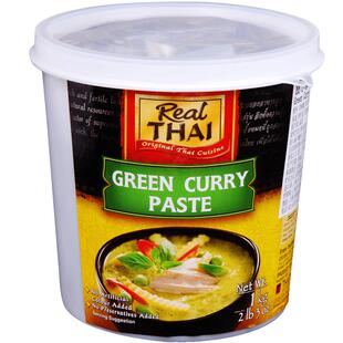 泰国原装进口丽尔泰*青咖喱酱x1KG桶装 重辣咖喱鸡冬阴功浓郁泰式