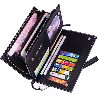 男士钱包大容量手拿包商务多功能