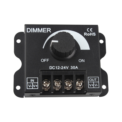 led软硬灯条灯带调光器亮度调节器 DIMMER 旋钮开关12V/24V30A