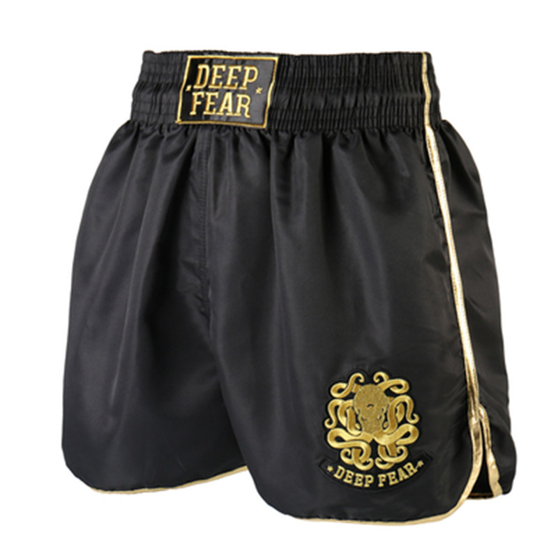 DF泰拳裤 泰拳 拳击 搏击 跑步 格斗短裤 轻便透气 DEEPFEAR 包邮