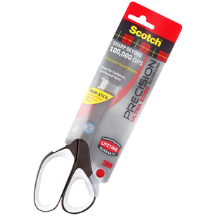 3M思高原装正品Scotch钛金属涂层剪刀8寸办公用品不锈钢安全剪刀