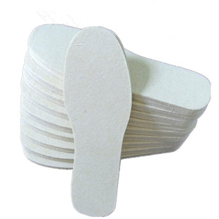 加大码冬季男棉鞋垫保暖加厚羊毛毡鞋垫特大号46 47 48 49 50 52