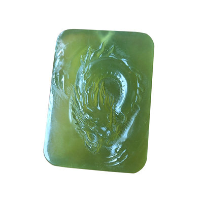 龙牌吊坠挂件百搭毛衣链天然岫玉