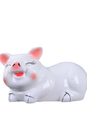 可爱风摆件陶瓷生肖招财装饰品