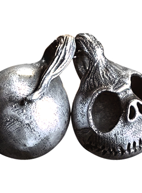 白木黑冰南瓜王子杰克纯银饰品