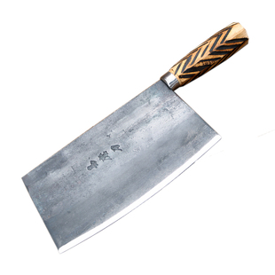 高碳猛钢手工锻打斩切两用菜刀家用玄铁菜刀锋利老式切菜切片刀