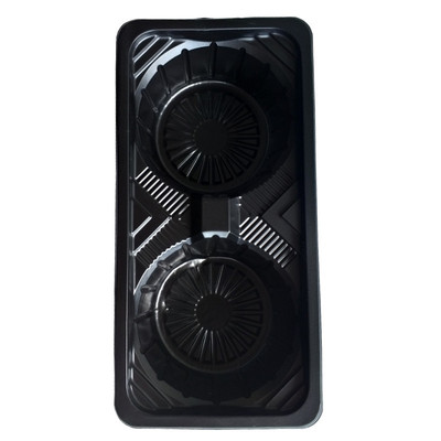 一次性塑料杯托外卖打包奶茶杯架取杯架杯托6杯固定咖啡杯托商用