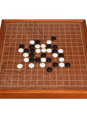 御圣五子棋棋盘高档儿童棋子套装