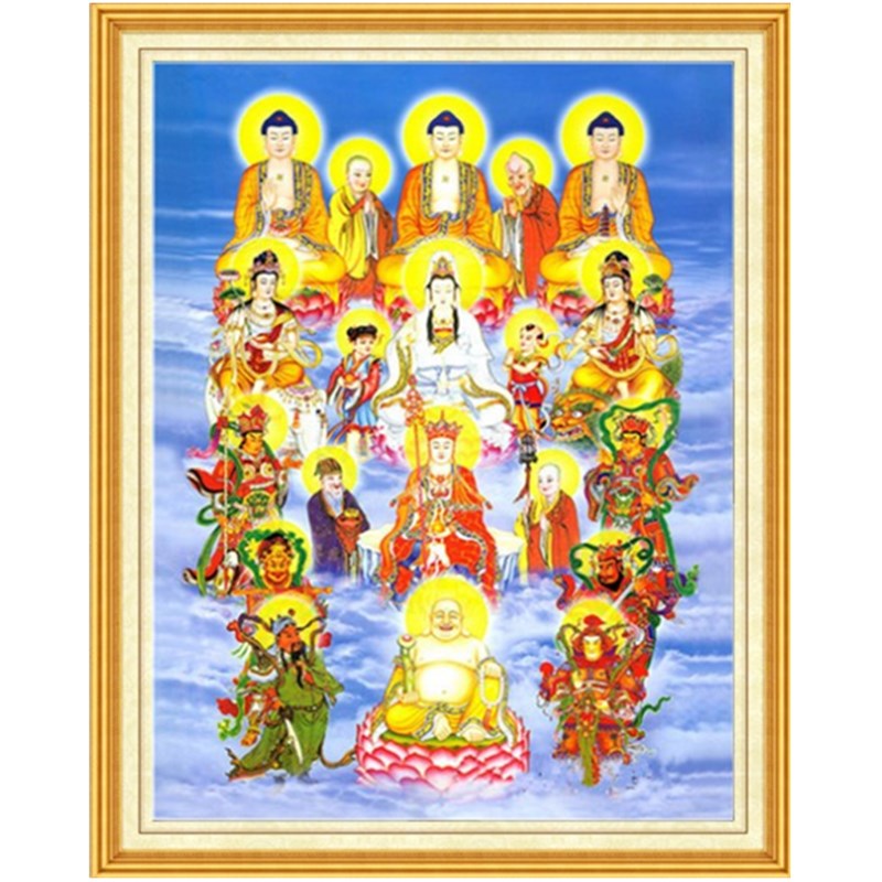 全佛钻石绣阿弥陀佛新款观音佛祖