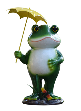 卡通青蛙庭院动物园艺雕塑摆件