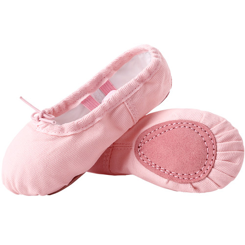 儿童舞蹈鞋女童软底鞋练功鞋女孩幼儿猫爪鞋考级跳舞鞋中国舞肉色