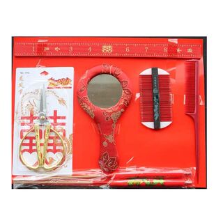 立兴喜庆结婚上头用品男女家上头套装新人梳头仪式新娘嫁妆品