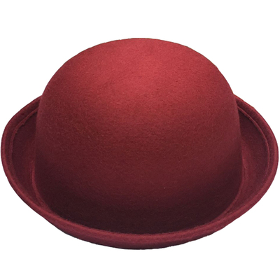 韩版秋冬款男女出游帽圆顶毛呢帽