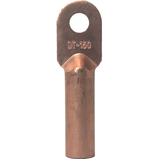 DT150平方铜鼻子接线端子铜线鼻子电缆接线铜接头堵油国标A级铜鼻