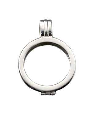 燕子家新版925银10元吊坠托硬币