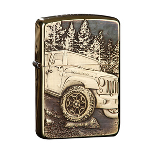 打火机zippo正版纯铜越野芝宝煤油收藏级官方男士限量版绝版zoop