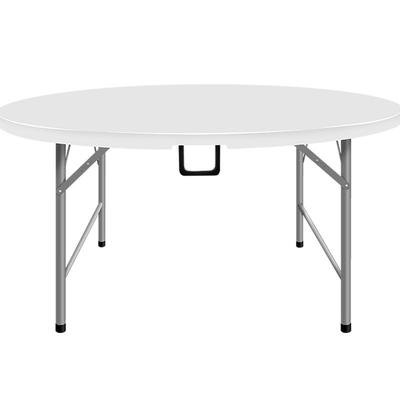 折叠圆桌家用简易大圆桌面塑料餐桌子饭桌户外简约便携式收纳现代