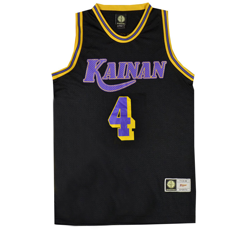 SD灌篮高手球衣队服海南4号牧绅一篮球衣背心篮球服套装训练白色