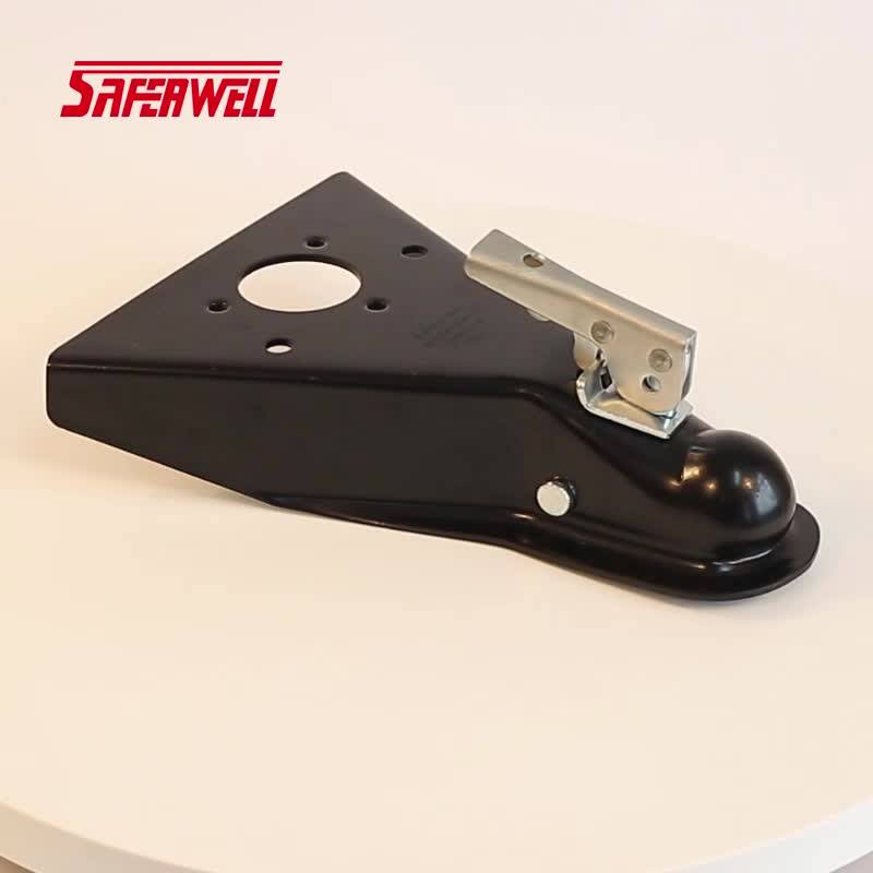 2" Aframe Trailer Hitch Couplers Black Coating Trailer Coupling, View