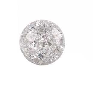 风水球招财假山流水喷泉鱼缸盆景摆件风水轮配件玻璃球水晶球冰裂