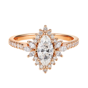 梵尼洛芙撒拉弗18K金钻戒女专柜正品结婚戒1克拉钻石戒指定制戒指