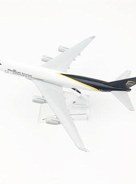 包邮合金静态波音747飞机模型