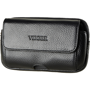 真皮手机腰包男穿皮带横款牛皮多功能 适用于华为苹果5.5/6.5英寸