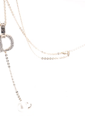 长款项链女简约流苏小香风满钻