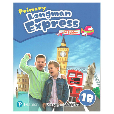 培生新版香港朗文小学英语教材Primary Longman Express 1B课本练习册全套五本第二版朗文快车PLE原版少儿英语哒哒哒英语语法听力