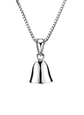 小众设计S925纯银百搭铃铛款锁骨链女冷淡风颈链网红简约气质项链