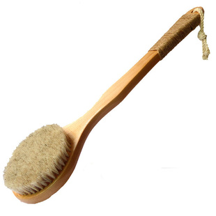 包邮长柄马鬃毛刷沐浴刷洗浴洗澡刷背部按摩搓擦背刷后背搓澡刷子