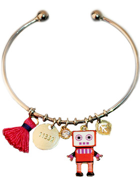 东大门小猫卡通风机器人兔子手镯