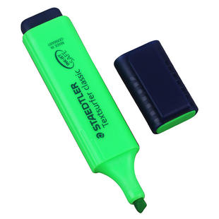 德国STAEDTLER施德楼荧光笔364蓝紫黄绿马卡龙色划重点彩色醒目提升学习效率斜头 新到淡色系 颜色鲜明不易透