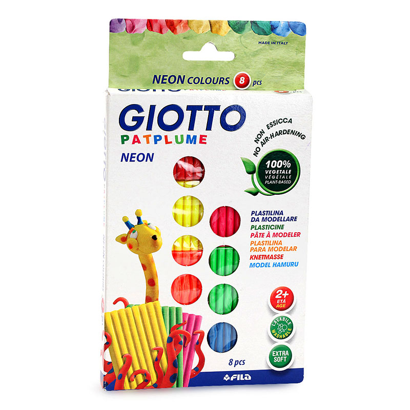 意大利GIOTTO奇多原装进口儿童橡皮泥蔬菜超轻粘土手工制作创意diy太空泥工具套装幼儿宝宝10色彩泥安全无毒