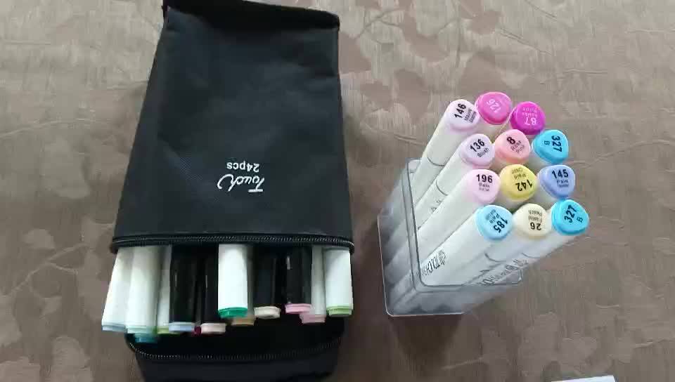 Assorted Fine Colors Artist Marker Pen Permanent Sketching Marker Pen