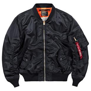 VIP纯色ma1飞行员夹克男薄款大码宽松帅气工装外套韩版棒球服潮流
