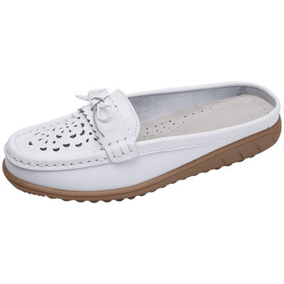 包头时尚平底外穿韩版半拖鞋