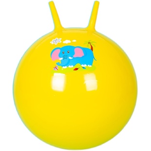 瑜伽羊角跳跳球儿童感统训练加大加厚防爆幼儿充气运动健身反应球
