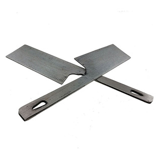 瓦钢寨单面瓦刀抹泥刀砖刀建筑工具油灰刀砌墙砌砖刀锰钢锻造包邮