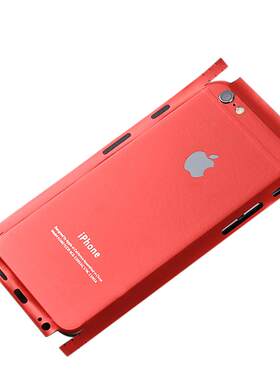 苹果6s改色贴纸6sp膜iphone6彩膜