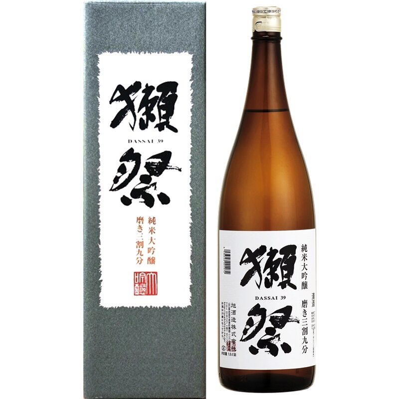 Dassai獭祭39 三割九分 纯米大吟酿1.8L 礼盒 赖祭 进口日本清酒